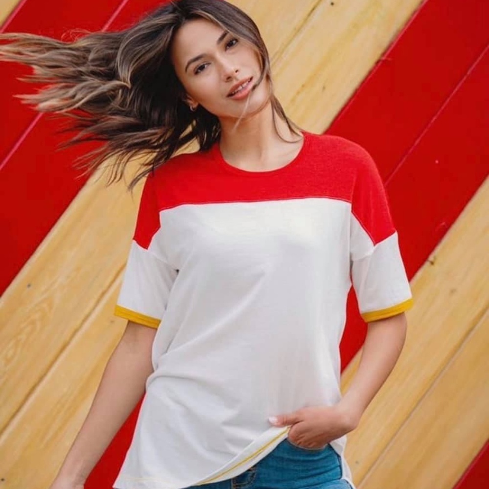 3 Tone Varsity Top